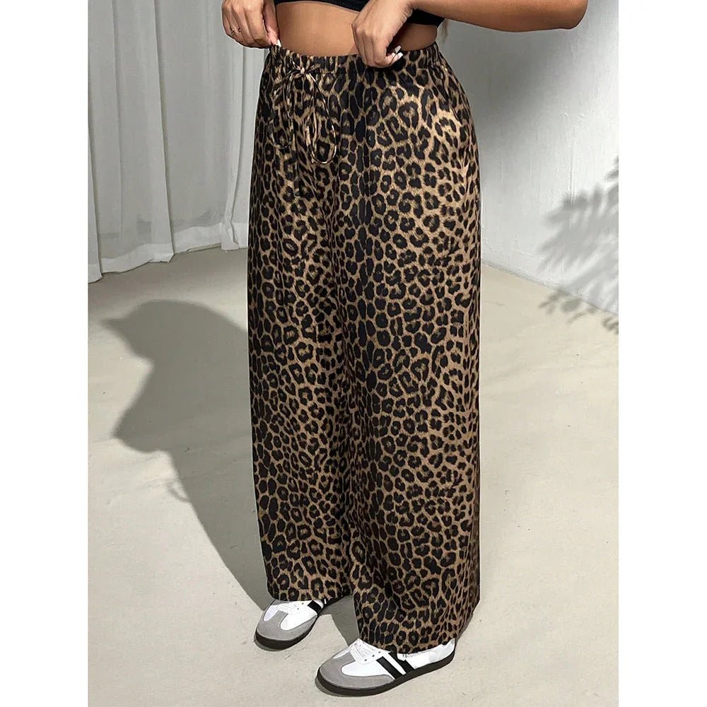 Straight Loose Trendy Wide-leg Pants - VAleG