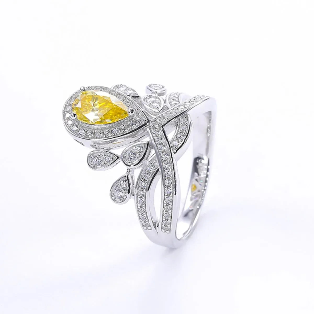 1 Carat Moissanite 925 Sterling Silver Ring - VAleG