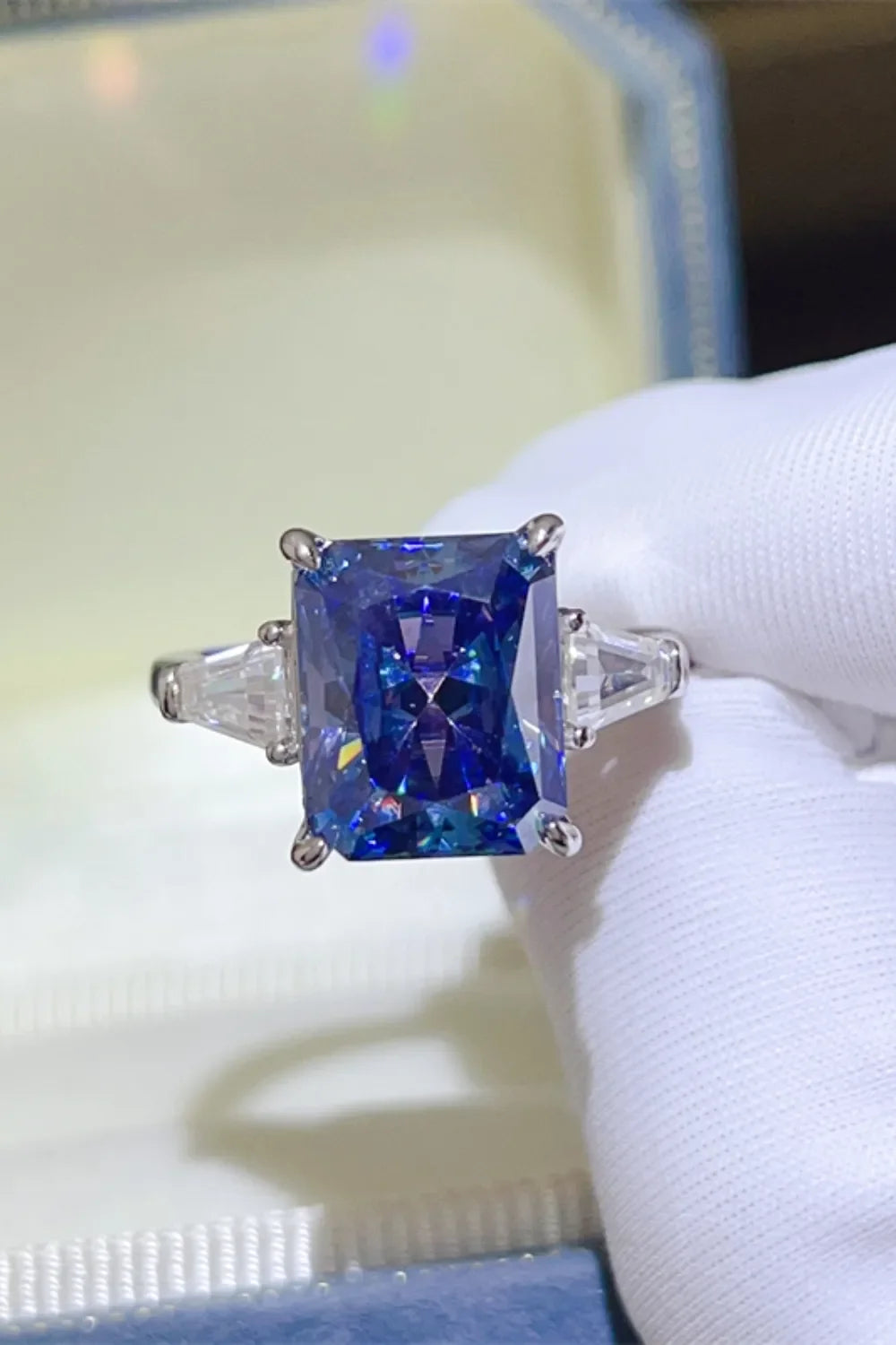 5 Carat Moissanite 925 Sterling Silver Ring - VAleG