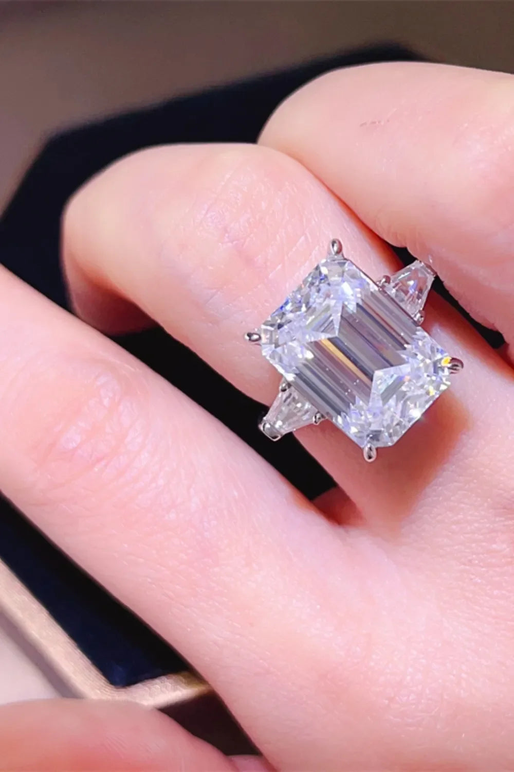 5 Carat Moissanite 925 Sterling Silver Ring - VAleG