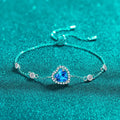 1 Carat Moissanite 925 Sterling Silver Bracelet - VAleG