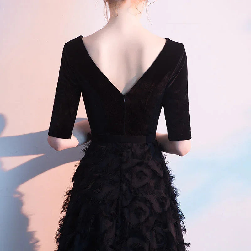 Black Evening Dress Women Noble Elegant And Slim - VAleG