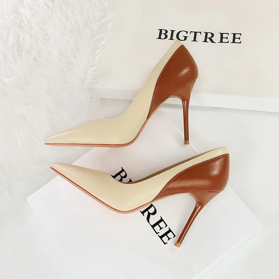 Retro Style High Heels Stiletto Heel Banquet Women - VAleG