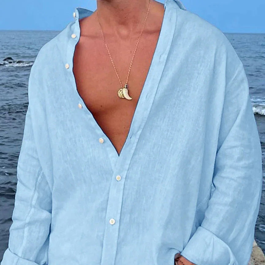 Men's Outdoor Daily Shirts, Holiday Streetwear, Basic Casual - VAleG