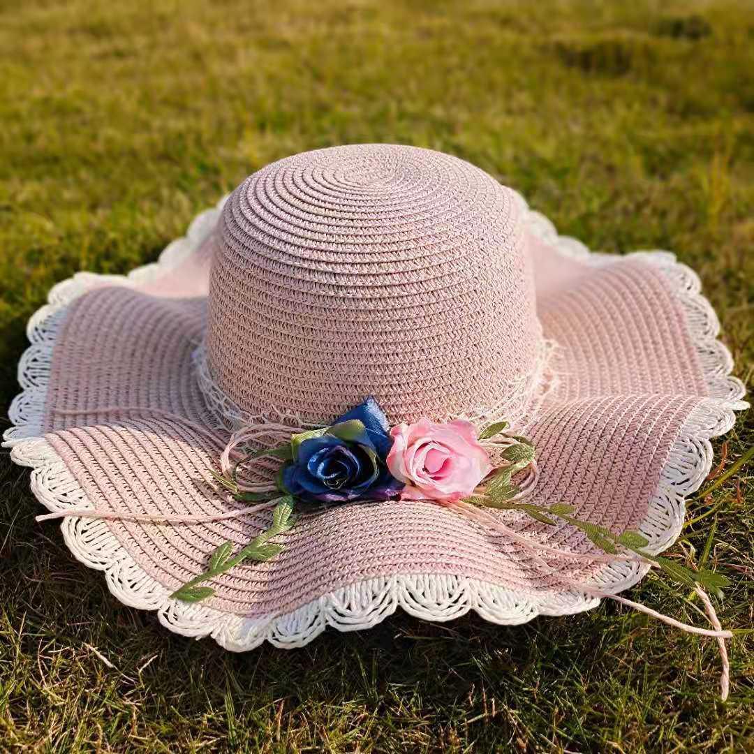 Women's Summer Sun Protection Beach Hat - VAleG