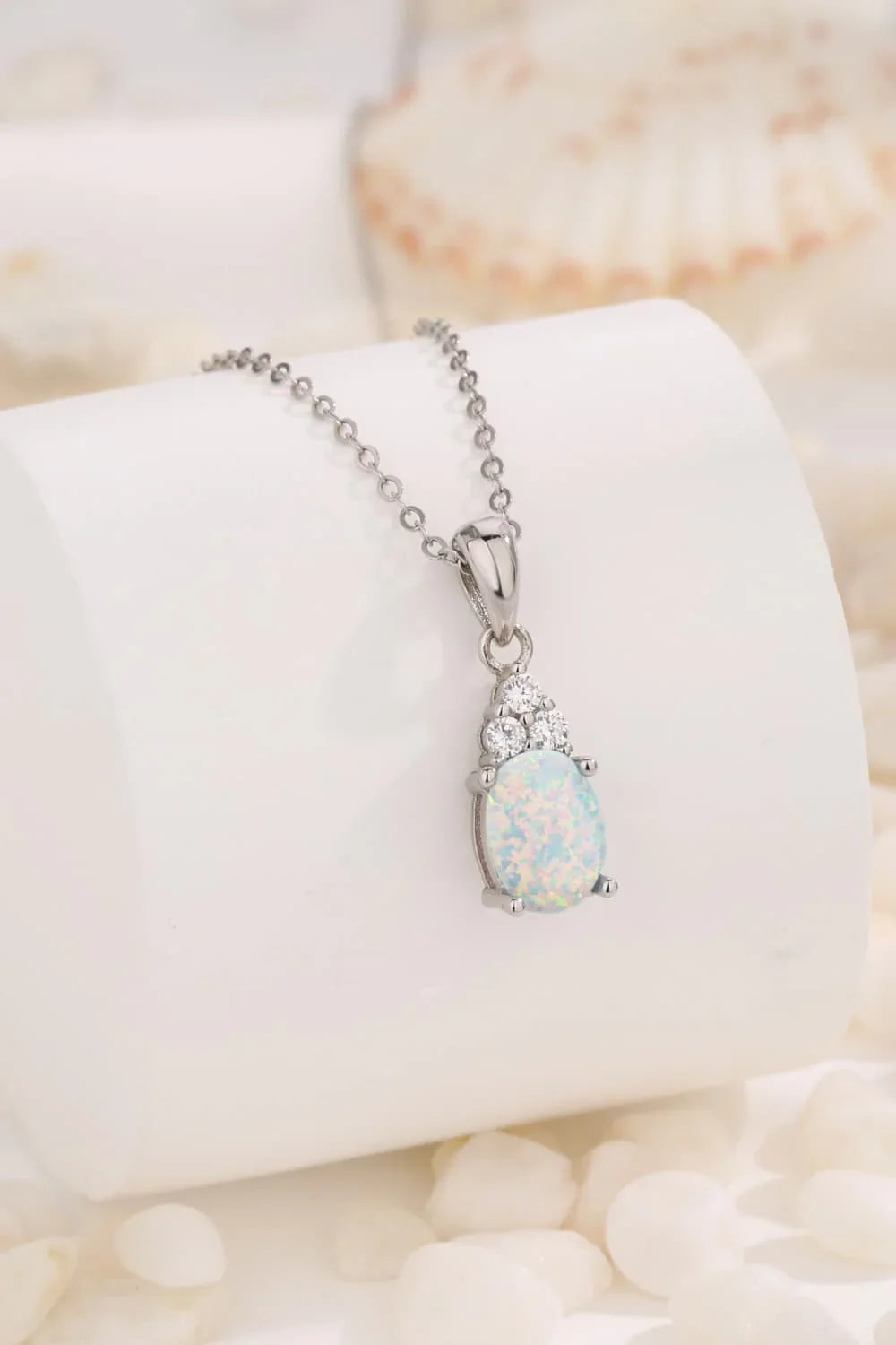 Find Your Center Opal Pendant Necklace - VAleG
