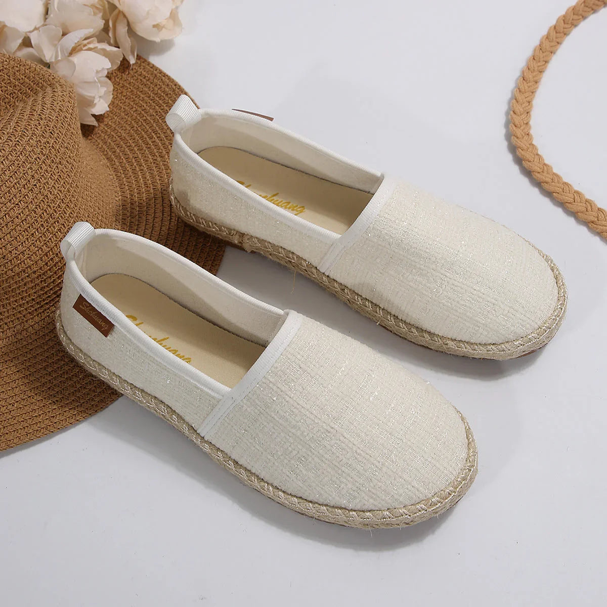 Simple Comfort And Casual Rope Bottom Fisherman Shoes - VAleG