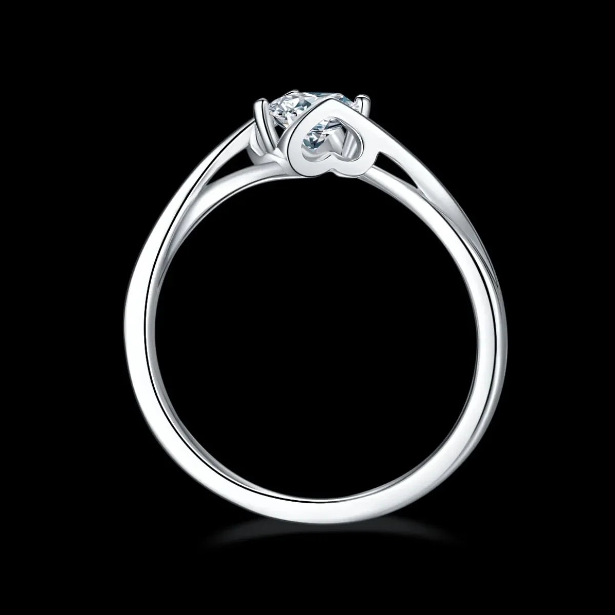 Moissanite 925 Sterling Silver Ring - VAleG
