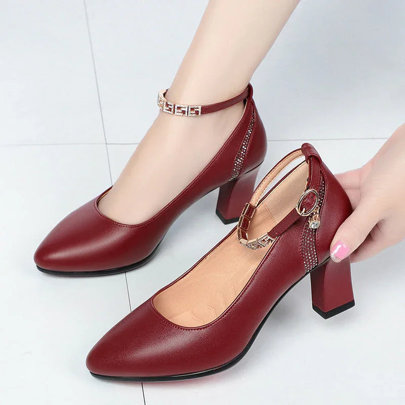 Women's Fashion Soft Bottom All-matching High Heels - VAleG