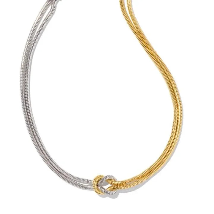 Titanium Steel Knotted Necklace - VAleG