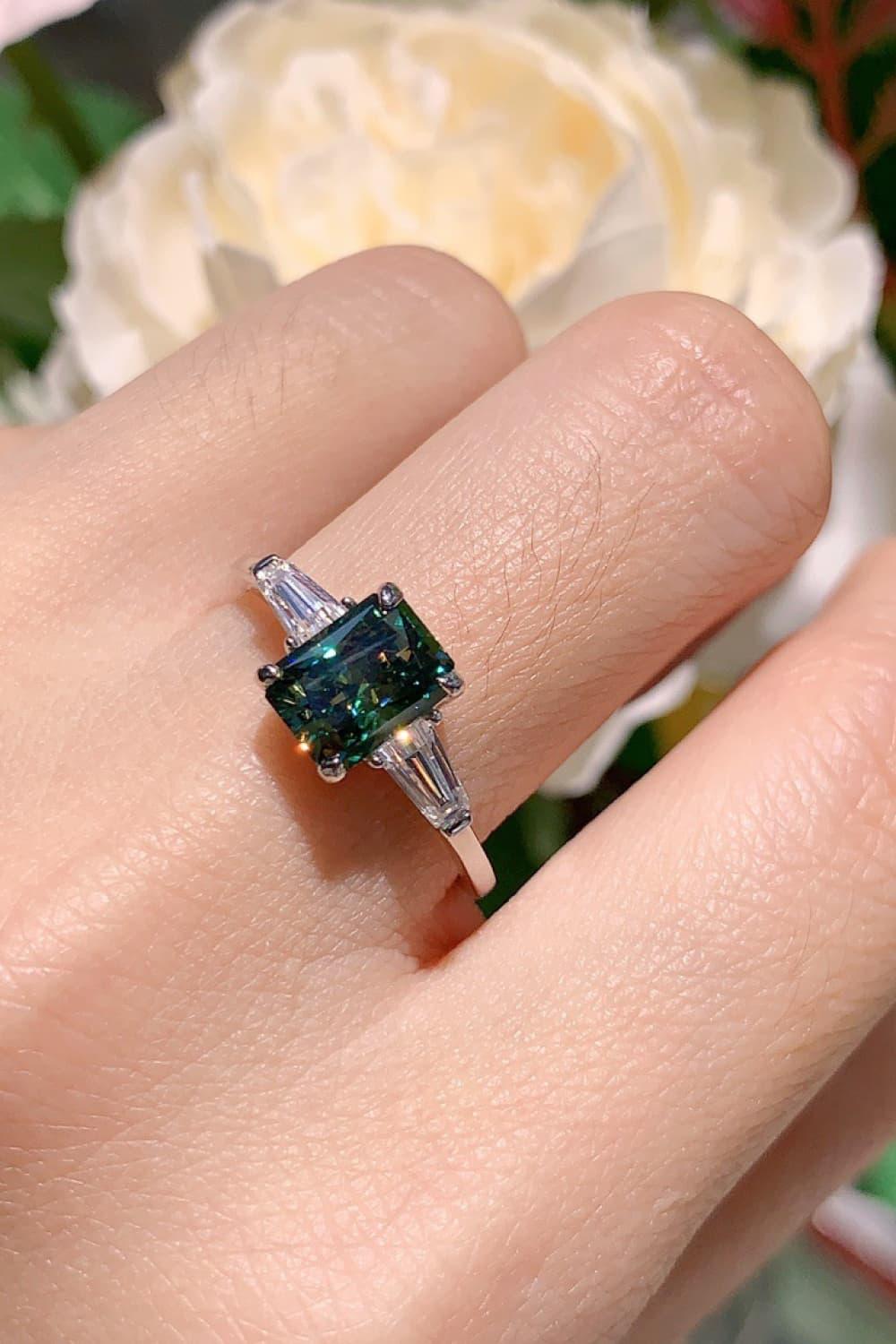 2 Carat Moissanite 925 Sterling Silver Ring - VAleG