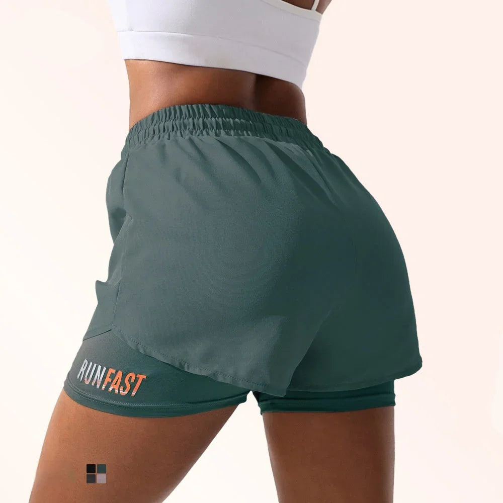 Anti-exposure Drawstring Three-point Fitness Sports Pants - VAleG