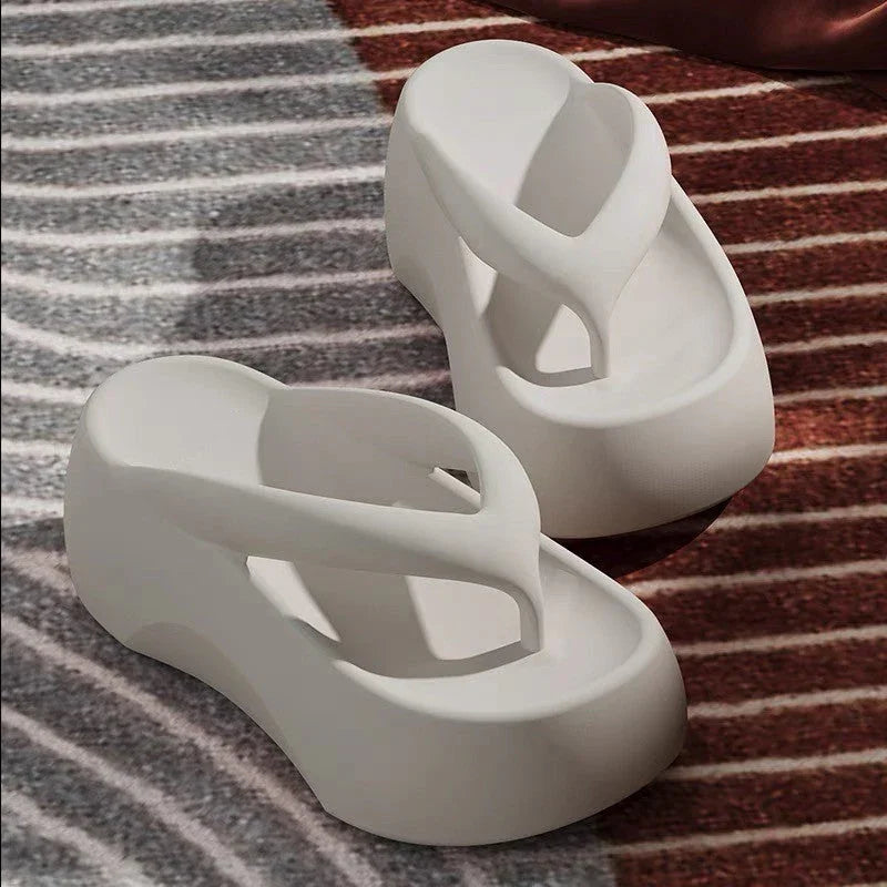 Women's Soft-soled Shit Feeling Beach Slippers - VAleG