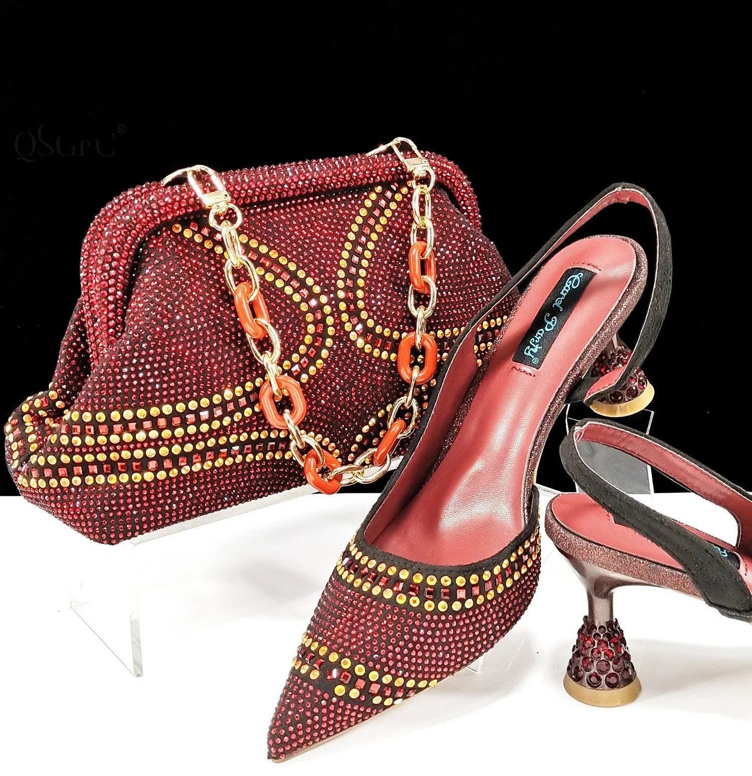 Pointed Toe Women's Shoes And Bags Suit Low-cut - VAleG