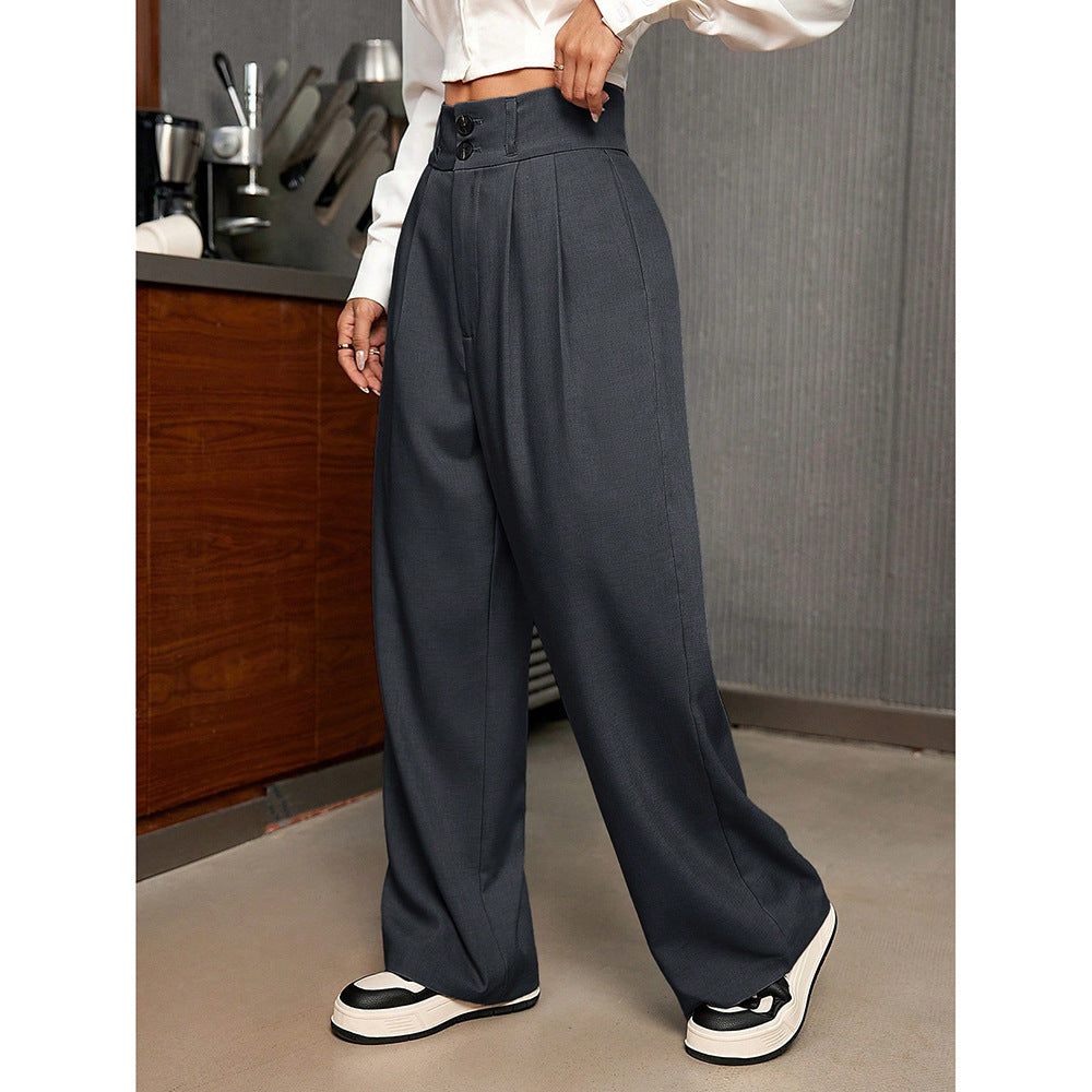 Pantaloni di design di tendenza dritti di alta qualità