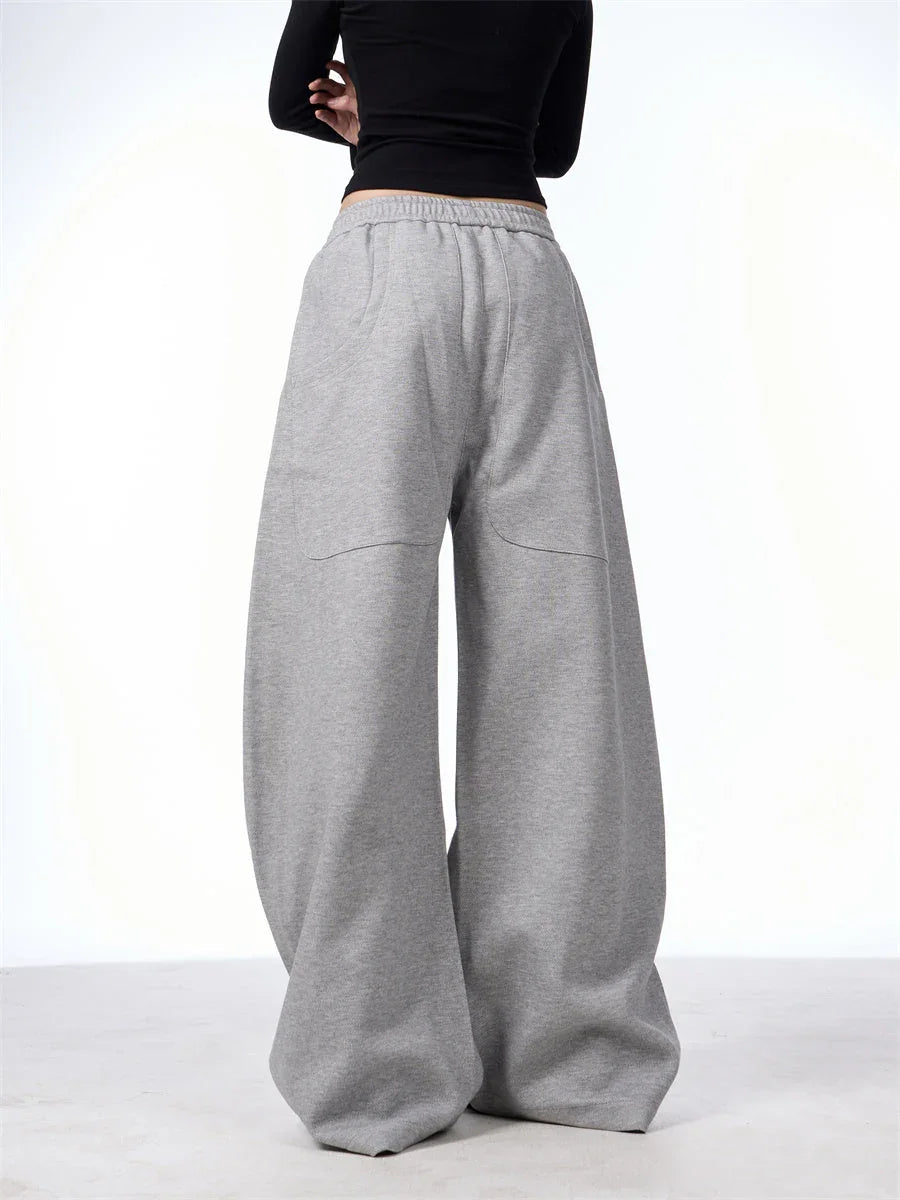 American-style Wide-leg Pants With Deconstructive Design - VAleG