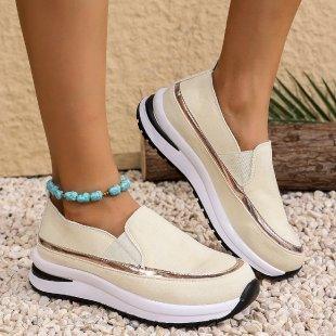 Autumn And Winter New Platform Soft Leather Soft Bottom Women's Shoes - VAleG
