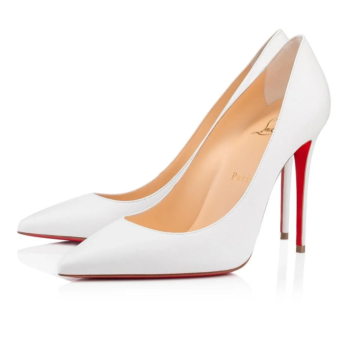Black Patent Leather Red Bottom Thin Heel Shoes - VAleG