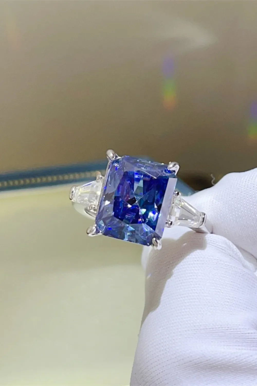 5 Carat Moissanite 925 Sterling Silver Ring - VAleG