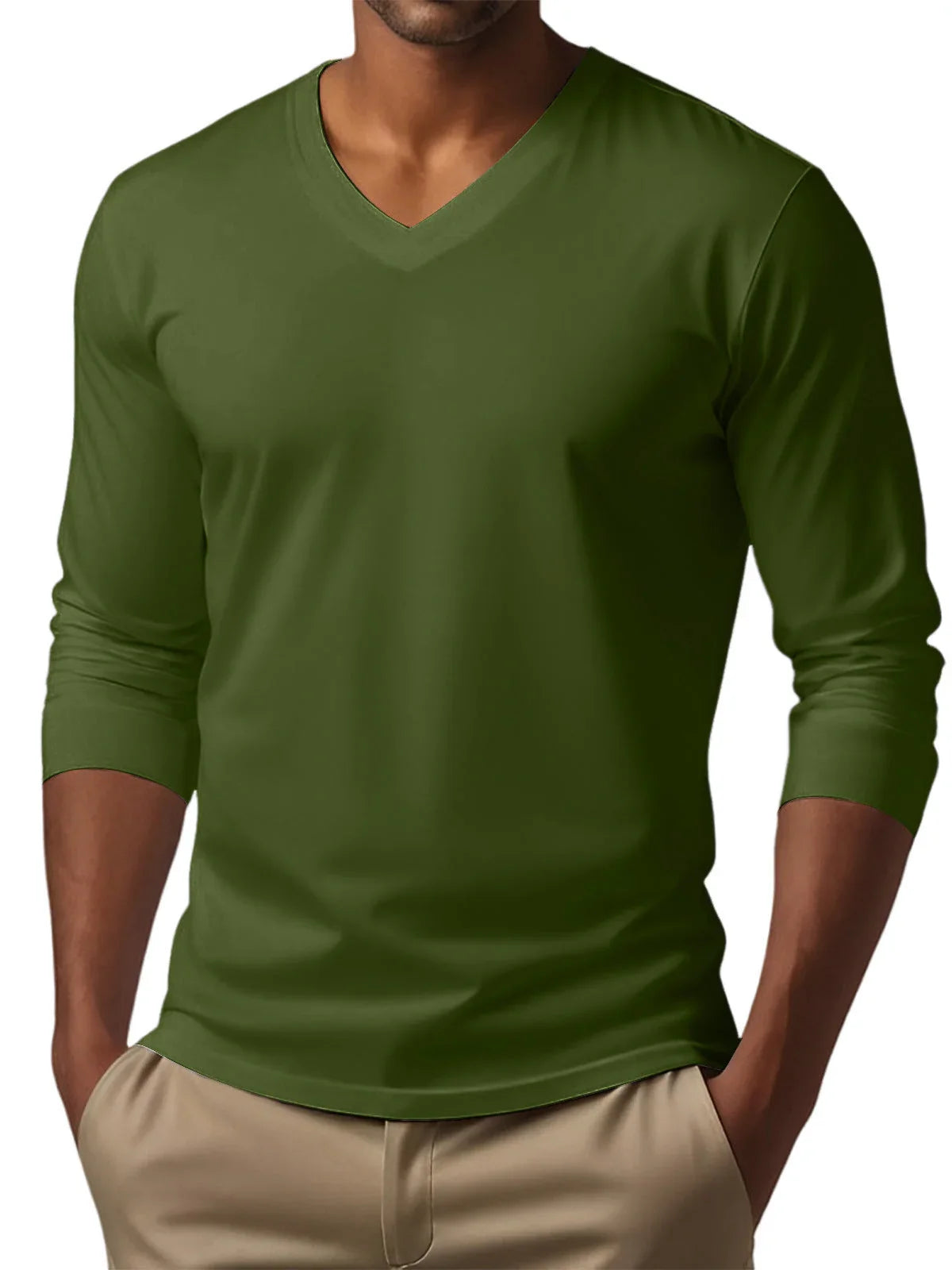 Men's Digital Printing Men's Versatile Long Sleeve - VAleG