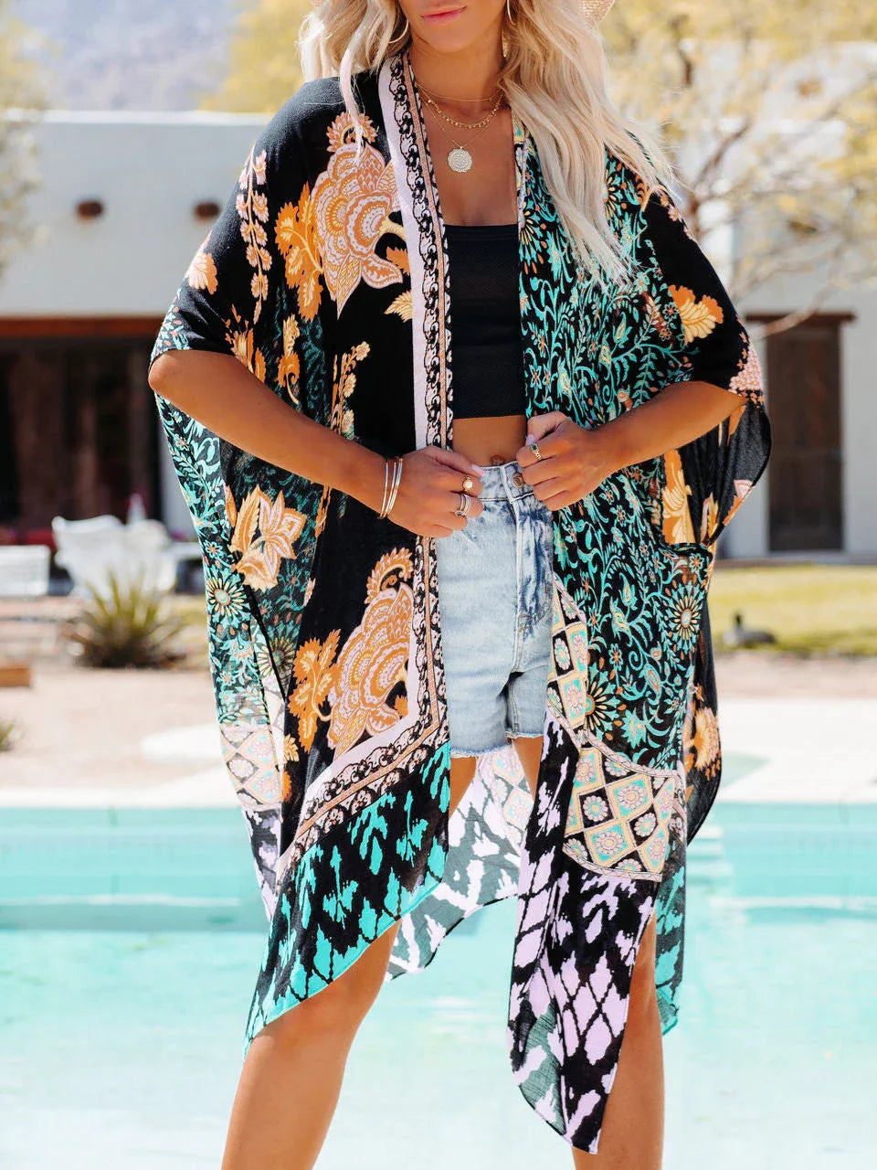 Women's Beach Swimsuit Cardigan Long - VAleG