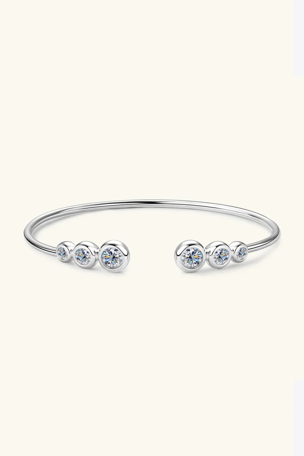 1.8 Carat Moissanite 925 Sterling Silver Bracelet - VAleG