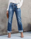 Women's Fashion Individual Casual Loose Jeans - VAleG