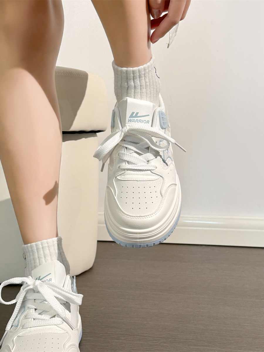 XINGX Platform White Shoes Women's Board Shoes - VAleG