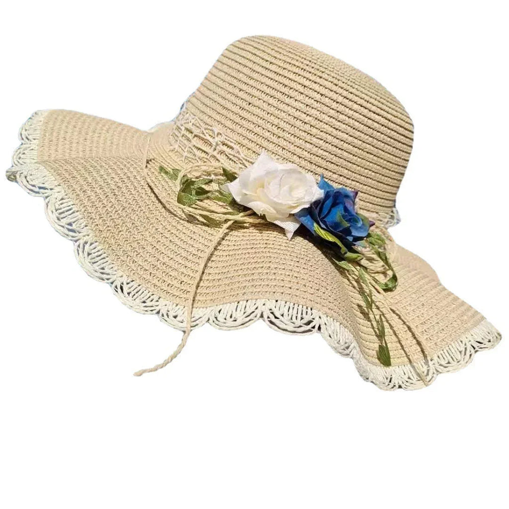 Women's Summer Sun Protection Beach Hat - VAleG