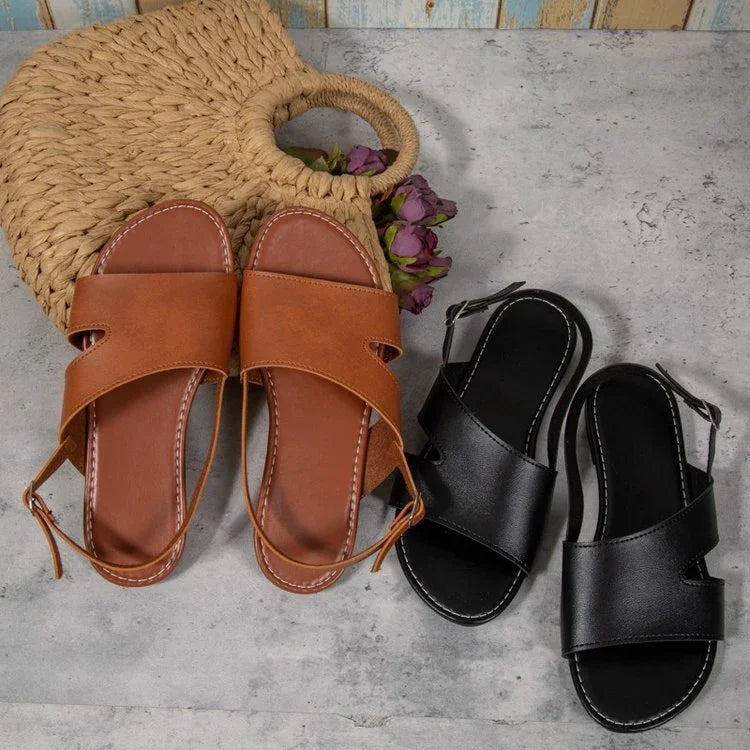 Ankle-strap Buckle Outdoor Casual Women's Shoes - VAleG