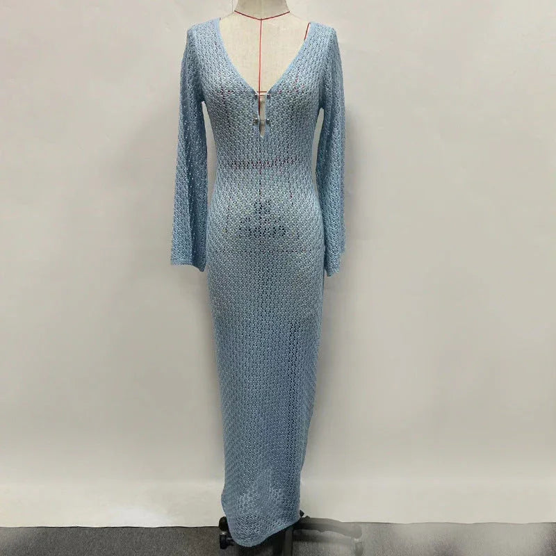 New Beach Dress Women's Solid Color - VAleG