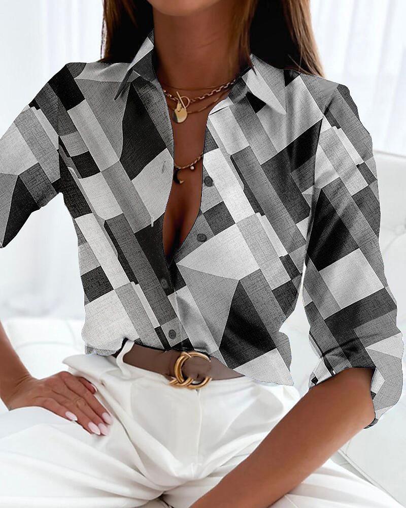 3D Digital Printing Shirt Top Personality Retro - VAleG