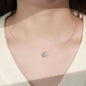 1 Carat Moissanite 925 Sterling Silver Necklace - VAleG