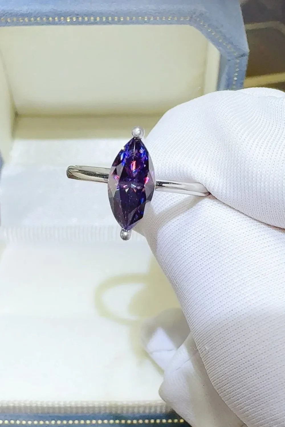 2 Carat Moissanite 925 Sterling Silver Ring - VAleG