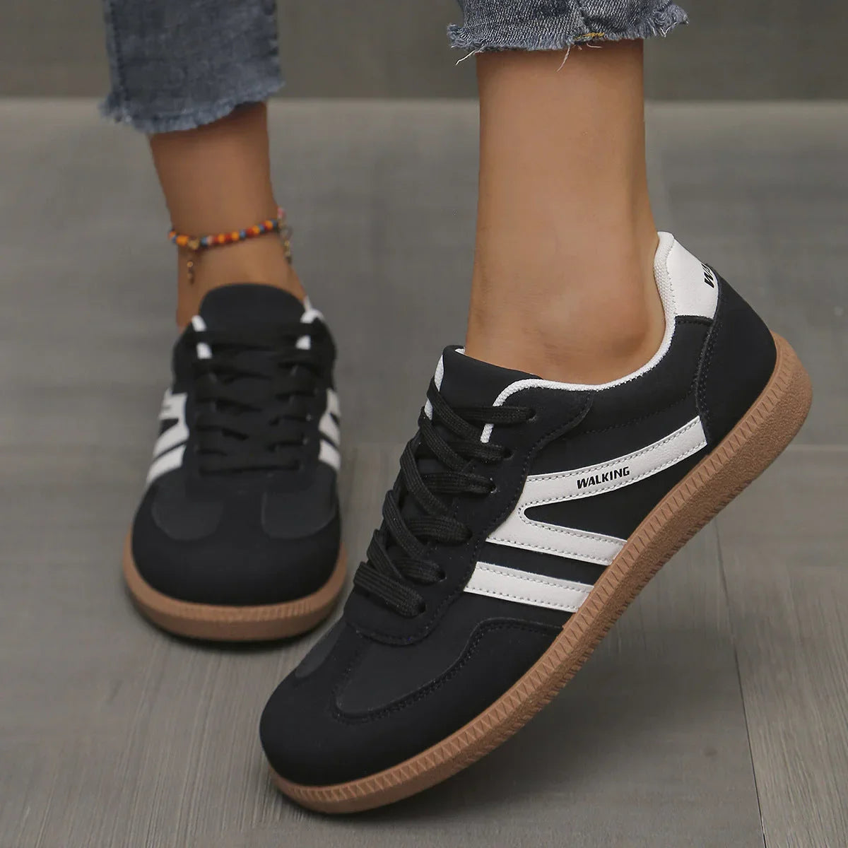 Women's Plus Size German Training Shoes Sneaker - VAleG