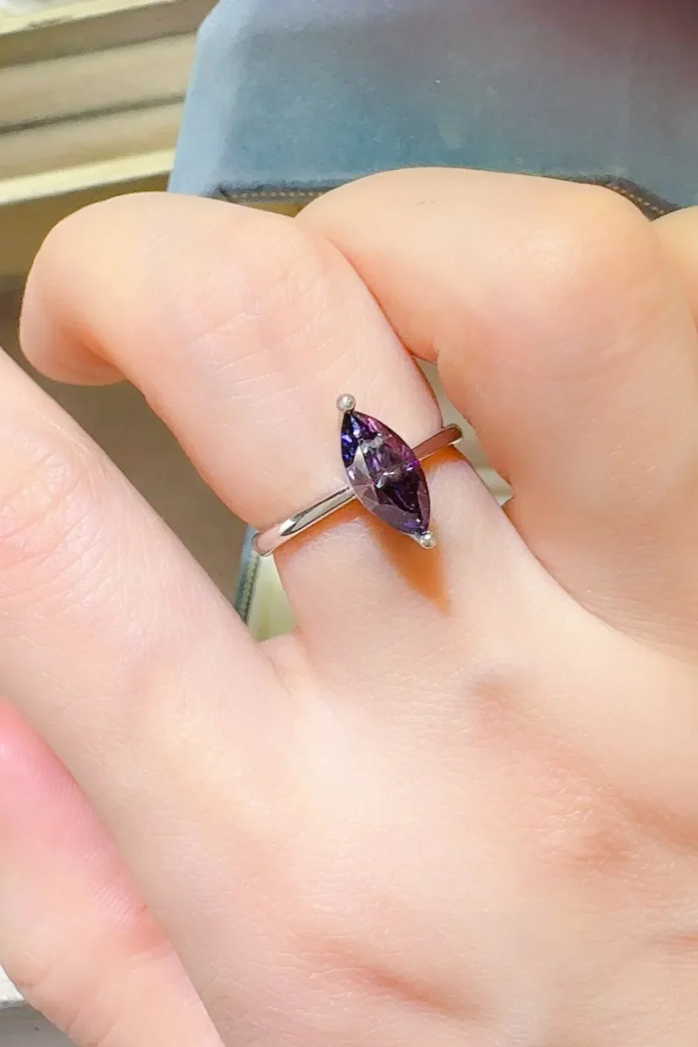 2 Carat Moissanite 925 Sterling Silver Ring - VAleG