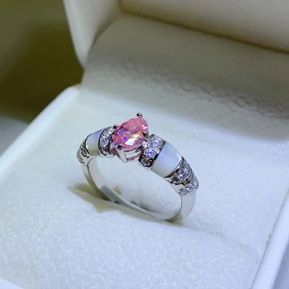 1 Carat Moissanite 925 Sterling Silver Ring - VAleG