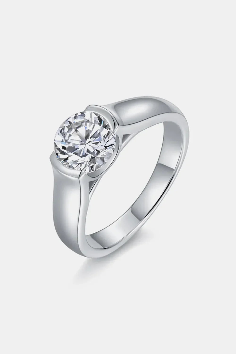 1.5 Carat Moissanite 925 Sterling Silver Ring - VAleG