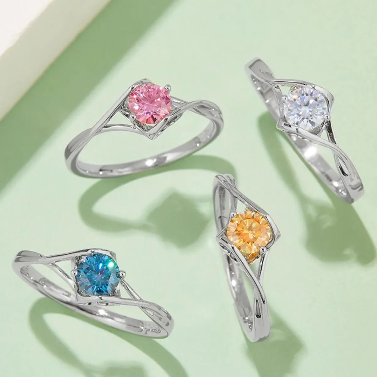 Moissanite 925 Sterling Silver Ring - VAleG