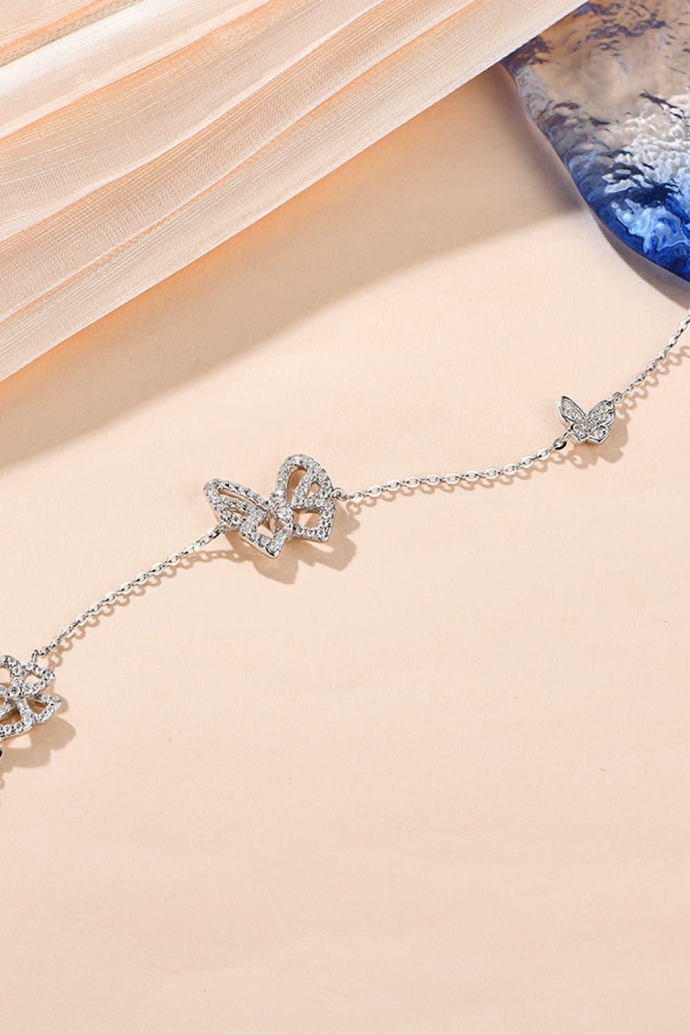 Moissanite Butterfly Shape Bracelet - VAleG