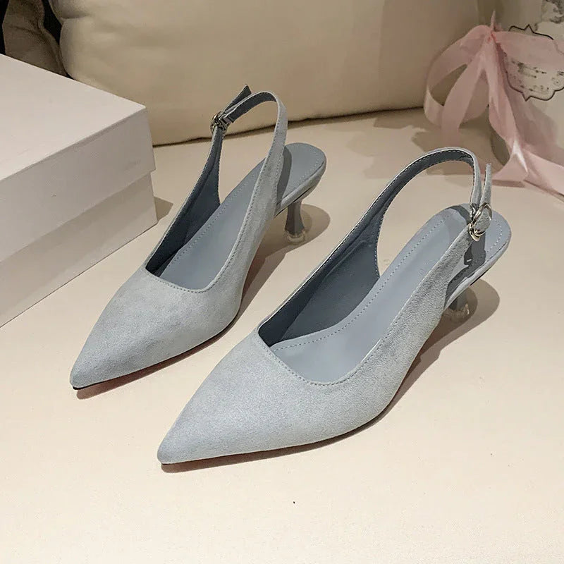 Spring And Summer Stiletto Heel Pointed High Heels - VAleG
