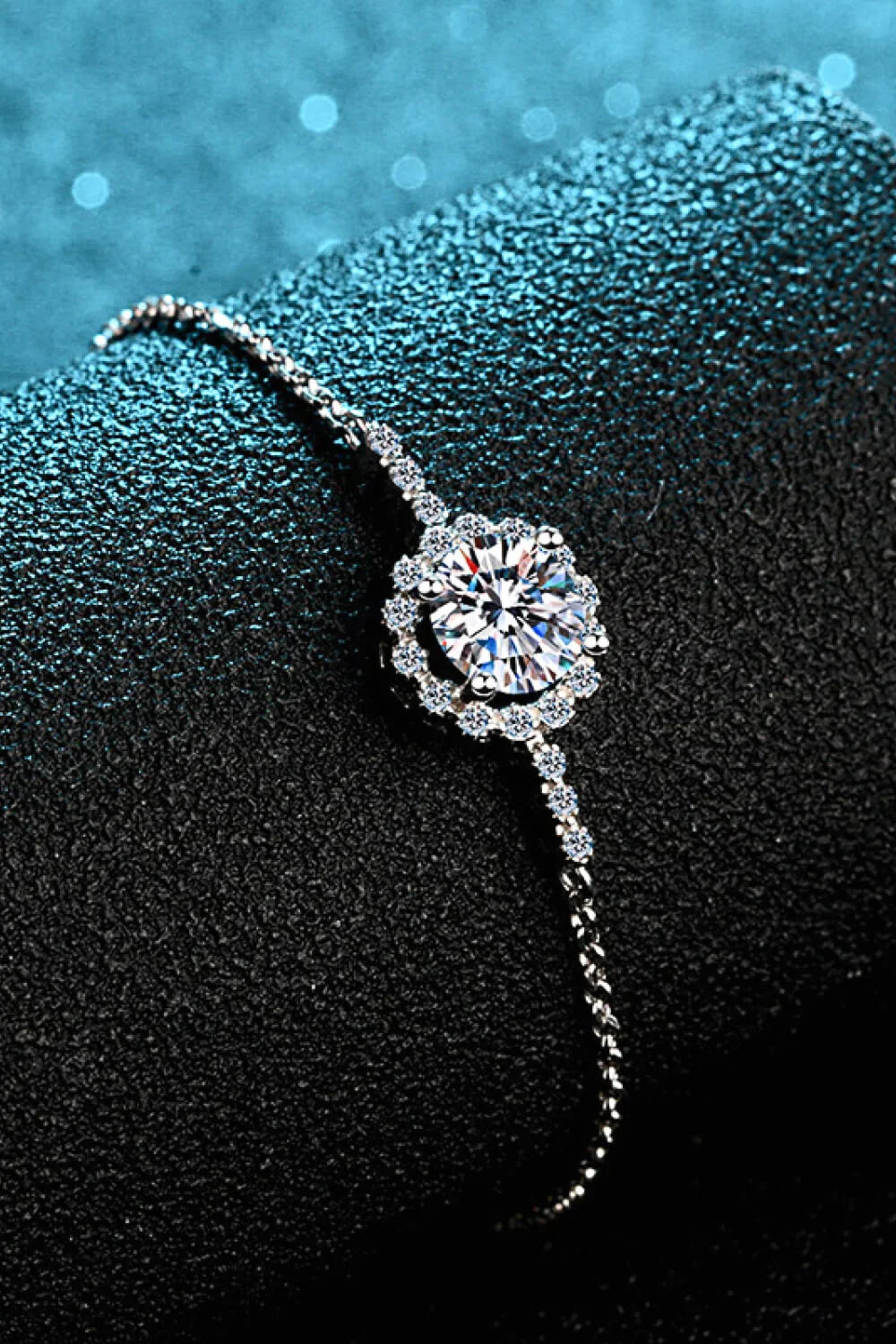 1 Carat Moissanite Chain Bracelet - VAleG