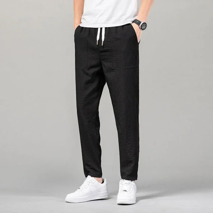 Solid Color Clean Version Thin Pants Male - VAleG