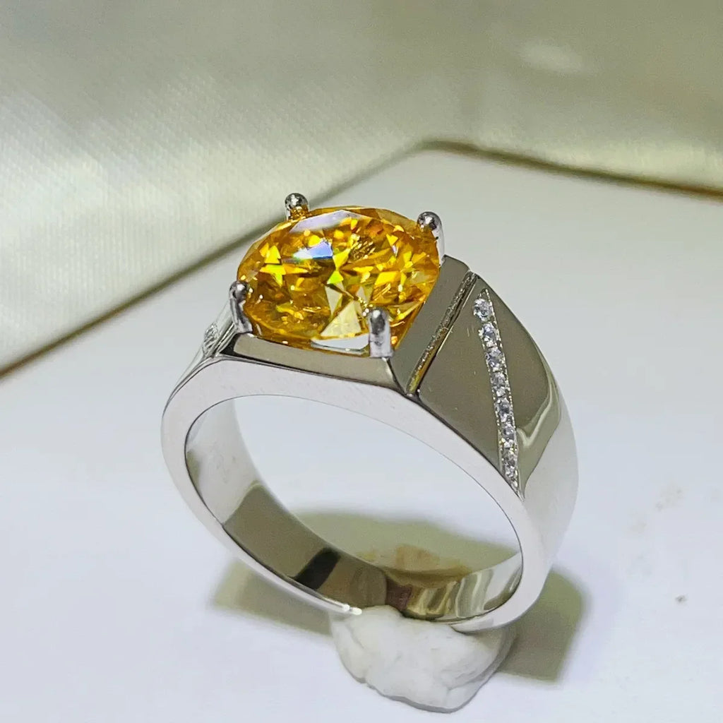 5 Carat Moissanite 925 Sterling Silver Ring - VAleG