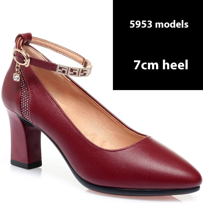 Women's Fashion Soft Bottom All-matching High Heels - VAleG