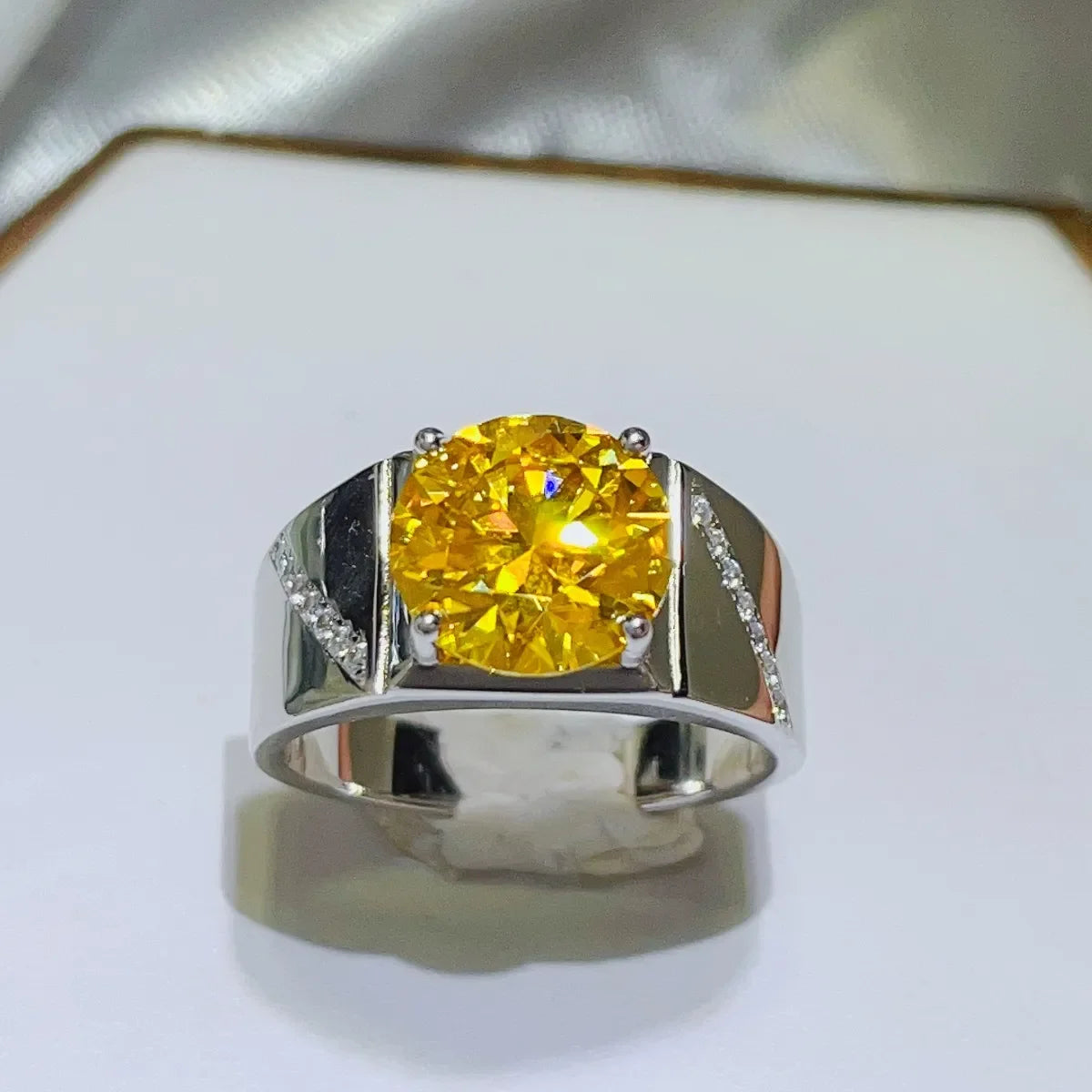5 Carat Moissanite 925 Sterling Silver Ring - VAleG