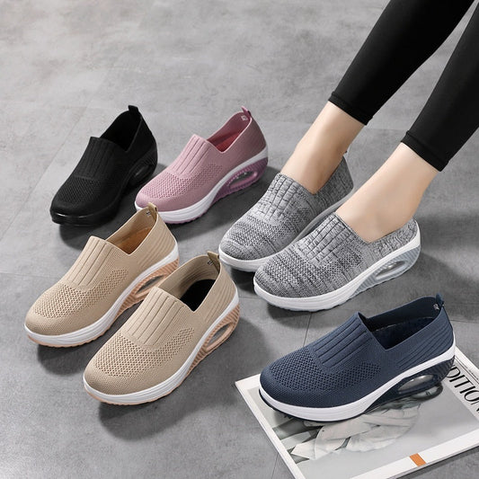 Middle-aged And Elderly Mom Shoes Mesh Outdoor Running Shoes VAleG