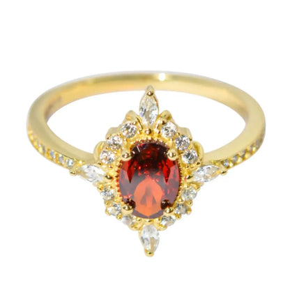 925 Sterling Silver Zircon Ring - VAleG