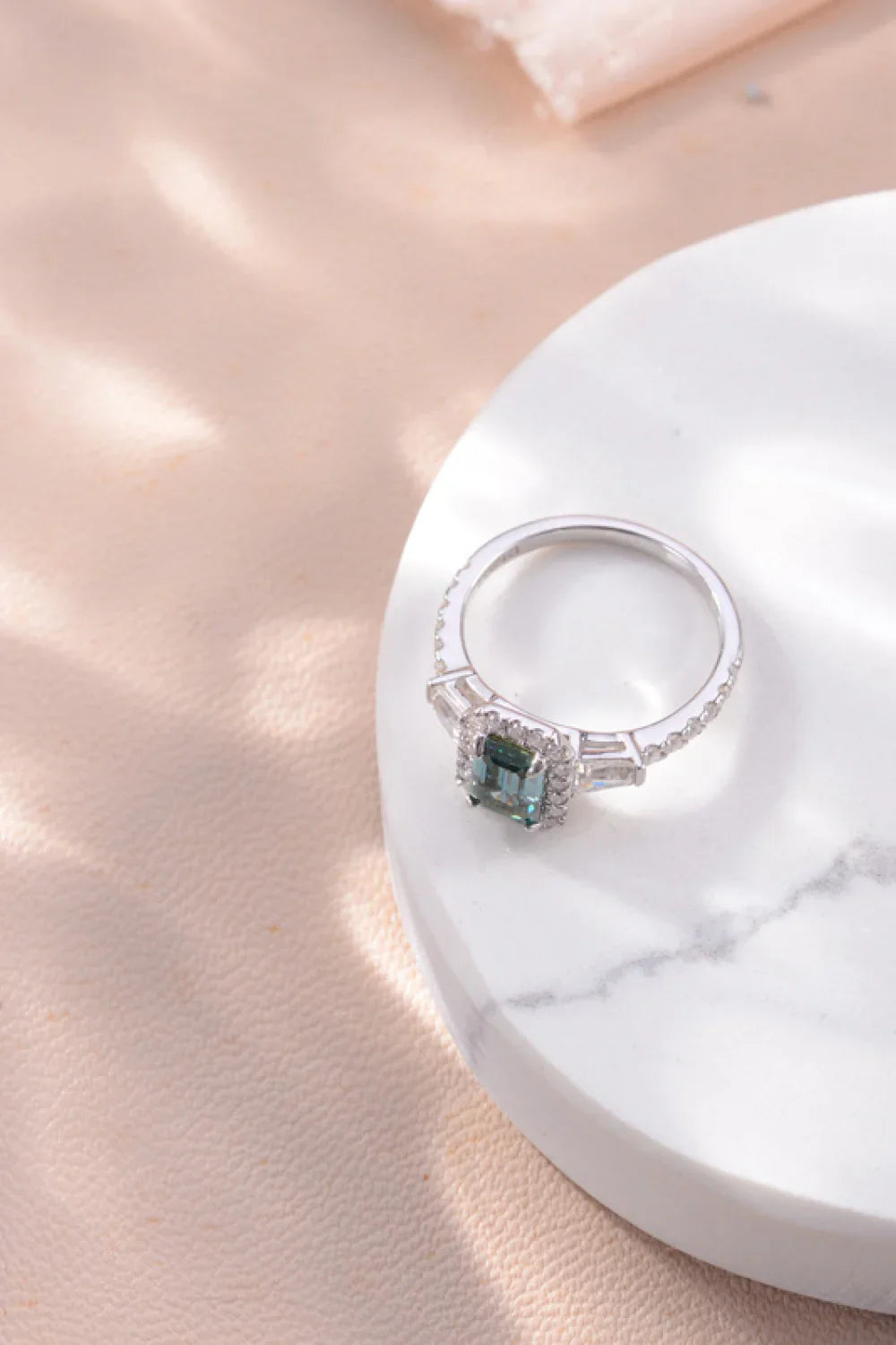 1 Carat Moissanite 925 Sterling Silver Ring - VAleG