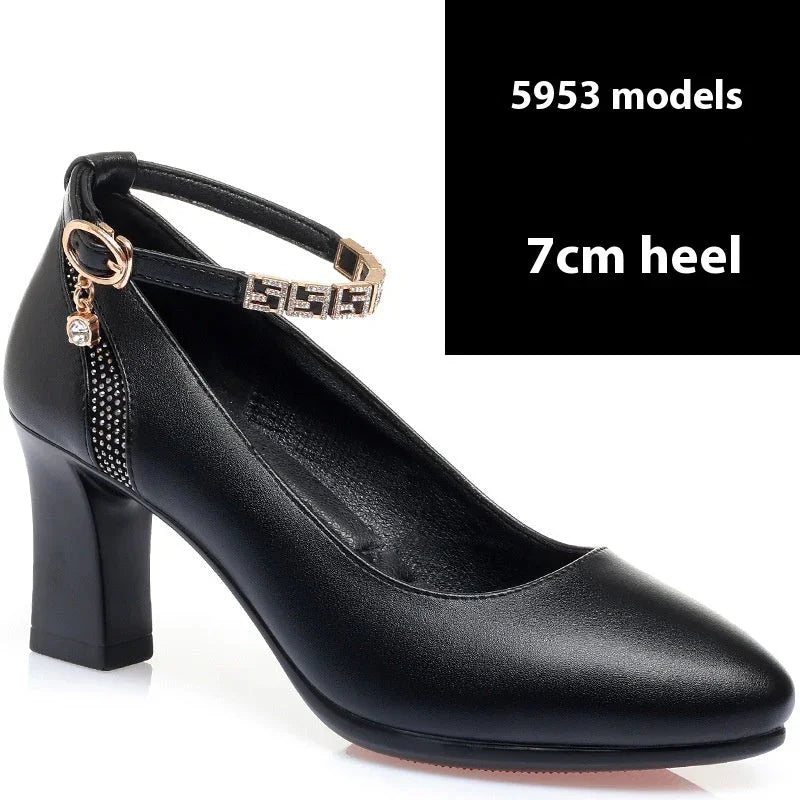 Women's Fashion Soft Bottom All-matching High Heels - VAleG